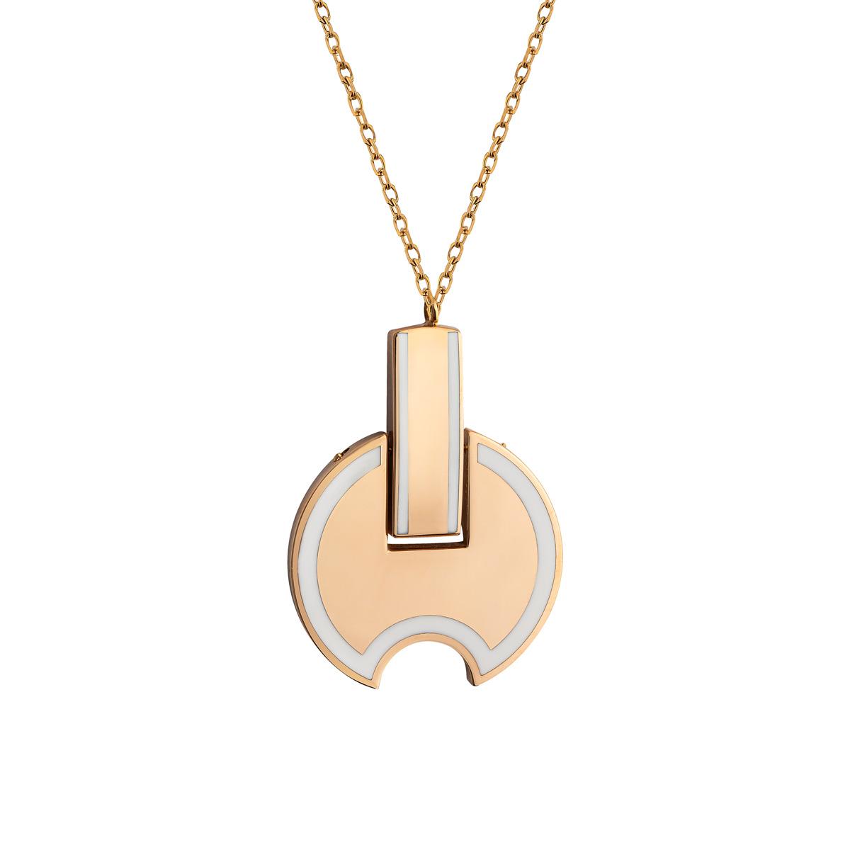 گردنبند مینا ۷۱۲۴ لفم | ۸.۷۳ گرم