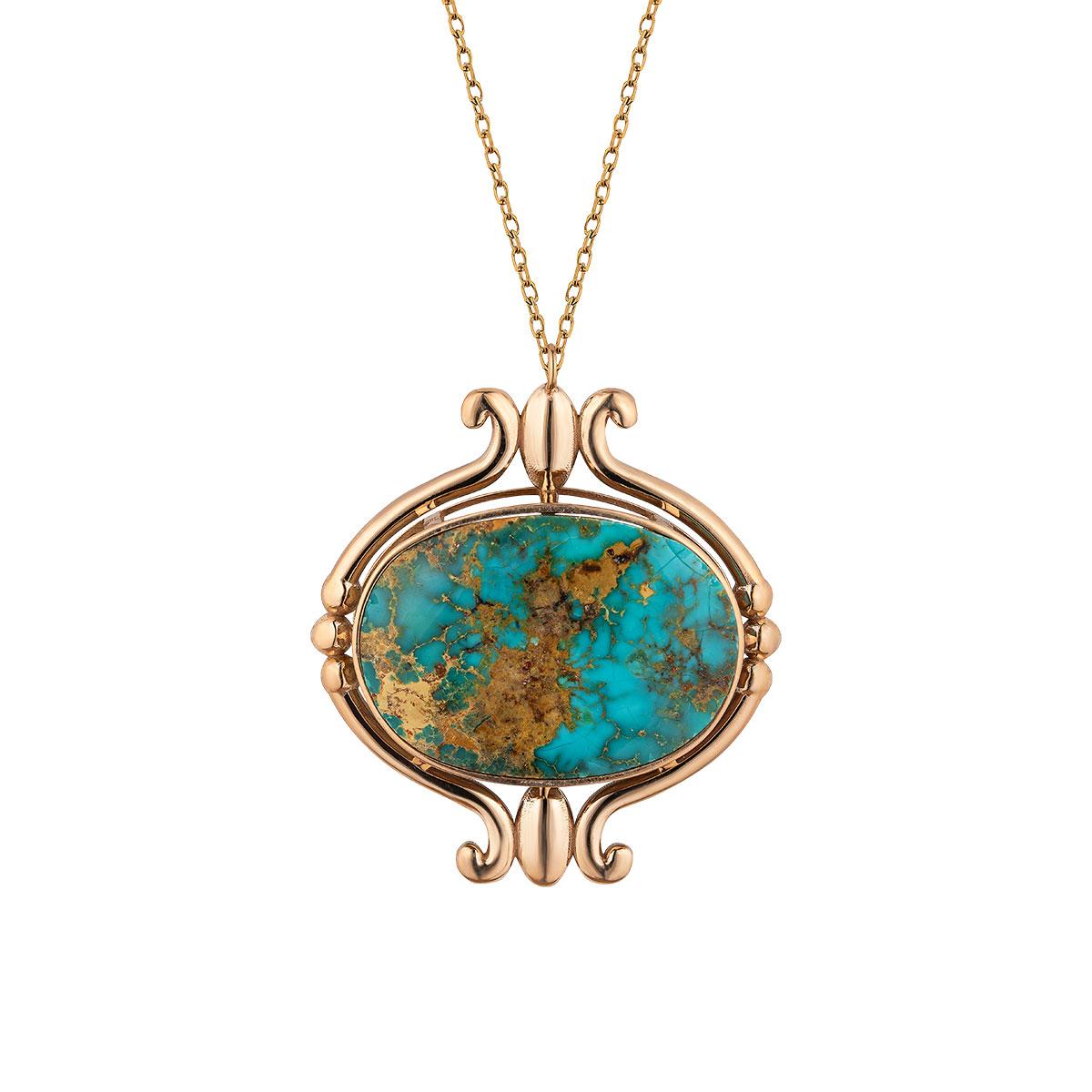 آویز فیروزه لفم | 6.74